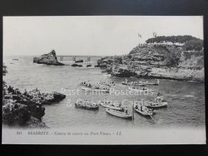 France: BIARRITZ - Course de canots au Port-Vieux - Pub by Levy LL.361