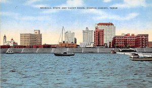 Seawall Steps And Yacht Basin - Corpus Christi, Texas TX  