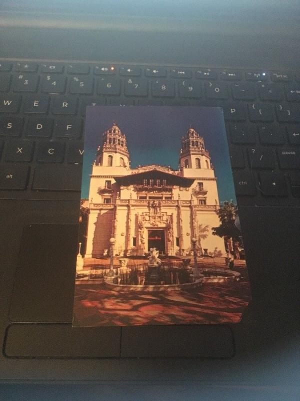 Vtg Postcard: La Casa Grande, Hearst San Simeon State Historical Monument