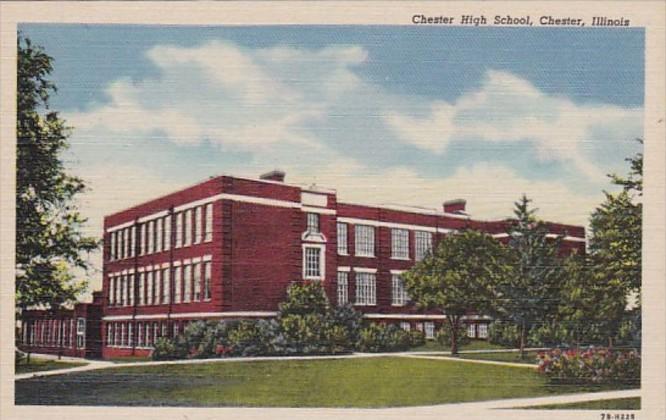 Illinois Chester High School Curteich