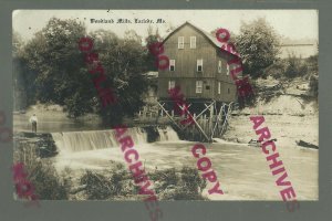 Laclede MISSOURI RPPC 1908 FLOUR MILL Grist River nr Macon Chillicothe Bucklin