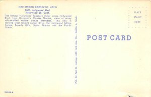 Hollywood Roosevelt Hotel Hollywood CA