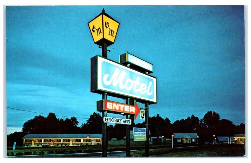 1960s Garden Motel, Ramsey, NJ Postcard