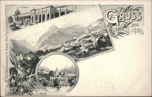 Gruss Aus Bad Reichenhall Germany c1900 Postcard