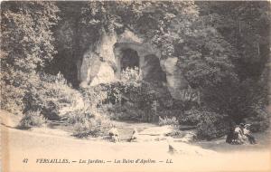 B3890 Paris Versailles Les Jardins Les Bains d Apollon front/back scan