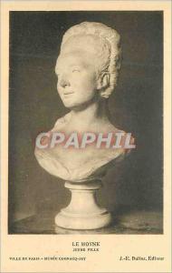 Old Postcard the Girl Moyne City of Paris Museum Cognacq Jay