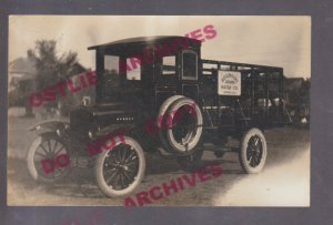 Somerville NEW JERSEY RPPC '15 DELIVERY TRUCK Advertising ROSEMOUNT SPRING WATER