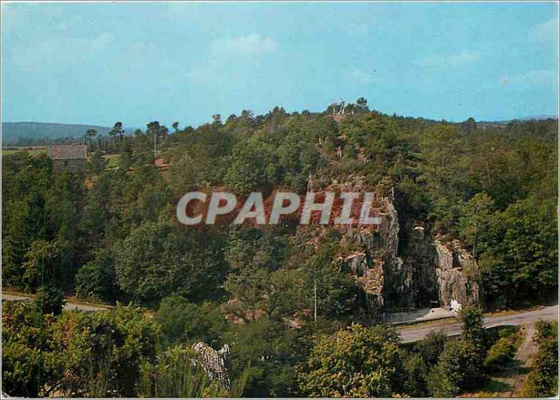 Postcard Modern Callac in Plumelec Calvary general view