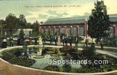 Lily Pond, Shaw's Garden in St. Louis, Missouri