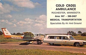Gold cross ambulance Rochester, Minnesota, USA Occupation Unused 
