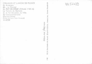 BR57429 Puy de dome le temple de mercure le sommet    France