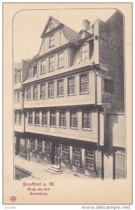 FRANKFURT, Hesse, Germany, 1900-1910's; Gruf aus Dem Goethehaus