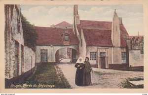 BRUGES, West Flanders, Belgium, 1900-1910's; Entree du Beguinage