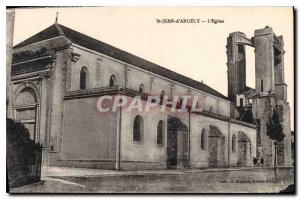 Postcard Old St Jean d'Angely Church