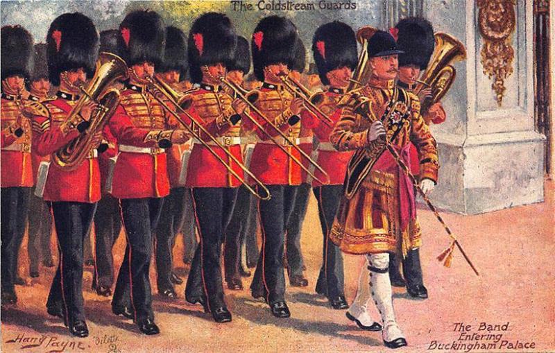 The Band Buckingham Palace Harry Payne Artist Raphael Tuck Postcard