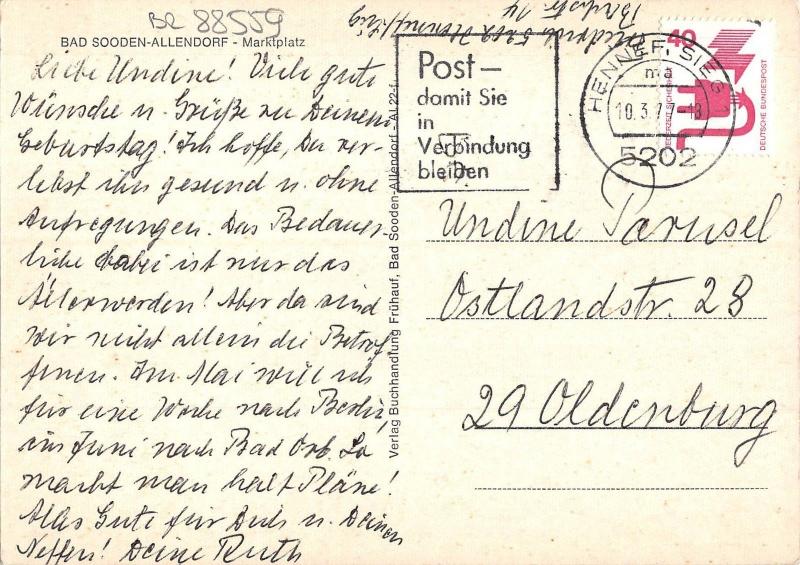 BR88559 bad sooden allendorf germany volkswagen beetle  car voiture