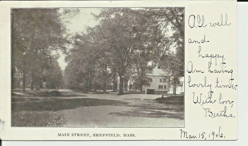 Sheffield,Mass., Main Street