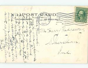 Divided-Back PENNANT POSTCARD Indianapolis Indiana IN HM5429