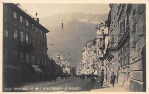 BR102227 innsbruck mariatheresien strasse austria real photo