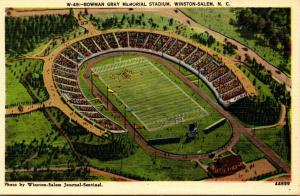 North Carolina Winston Salem Bowman Gray Memorial Stadium