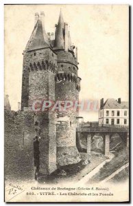 Old Postcard Chateaux De Bretagne Vitre The Chatelets And Les Fosses