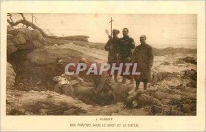 Old Postcard J Aubert our martyrs To the Law and the Fatherland