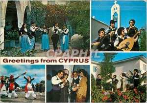 Modern Postcard Greetings from Cyprus Cyprus