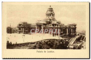 Old Postcard Brussels Courthouse