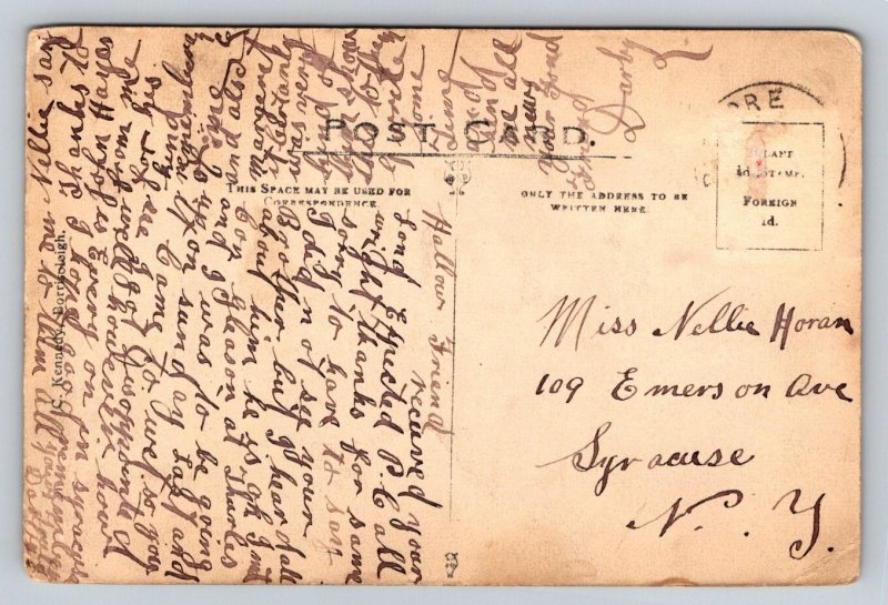 Old Castle   Borrisoleigh  Scotland    Postcard