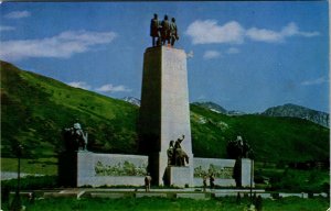 Vtg This Is The Place Monument Emigration Canyon Salt Lake Utah UT Postcard