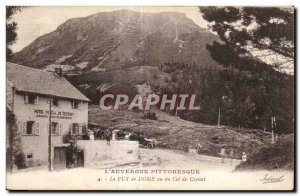 Old Postcard Puy de Dome saw the neck Ceyssat