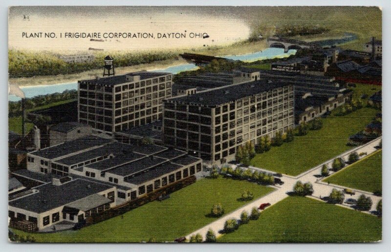 Dayton Ohio~Frigidaire Corporation Plant 1~Refrigerator Factory Birdseye~1944 