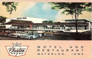 Postcard MOTEL SCENE Waterloo Iowa IA AI6657