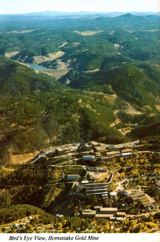 South Dakota Black Hills Homestake Gold Mine Birds Eye View