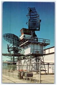 c1960s Keesler Air Force Base Biloxi Mississippi Control Towers Radar Postcard 