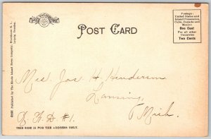 Providence Rhode Island c1905 Postcard Central Congregational Church