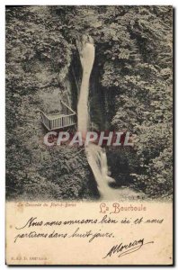 Old Postcard La Bourboule The cascade of dish beard