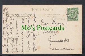 Genealogy Postcard - House History - Arbury, Nuneaton, Warwickshire  RF6683