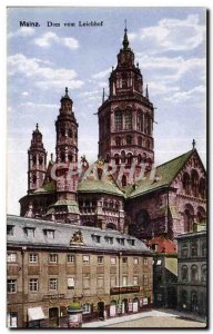 Old Postcard Mainz Dom vom Leichhof