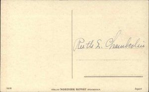 NORWAY GOD JUL CHRISTMAS A/s R Wallman Children Dancing VIBRANT COLOR PC