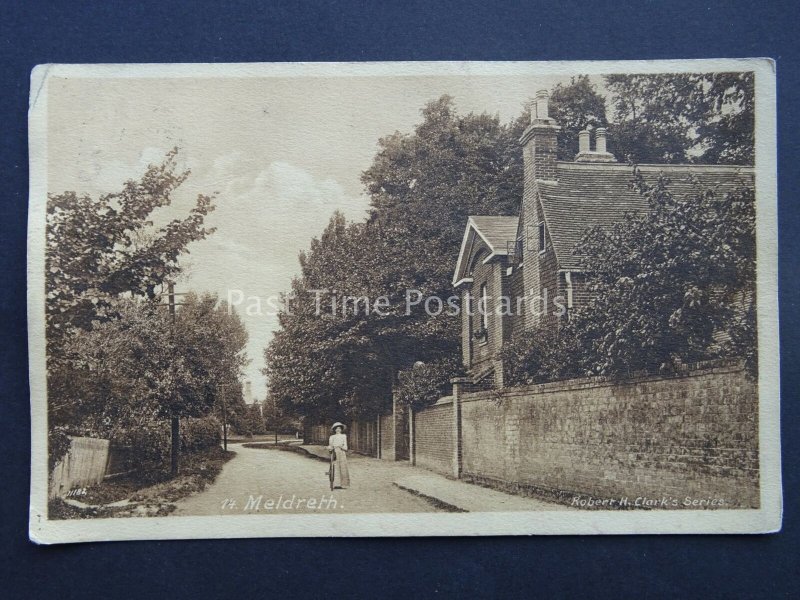 Cambridgeshire MELDRETH High Street - Pre 1914 Postcard by Robert H. Clark 11182