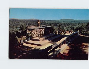 Postcard Altar of the Nation and Altar Rail Cathedral of the Pines Rindge NH USA