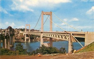 UK England Plymouth the Tamar Bridge