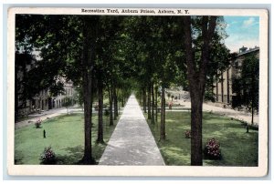 c1921's Recreation Ward Auburn Prison New York NY Unposted Postcard