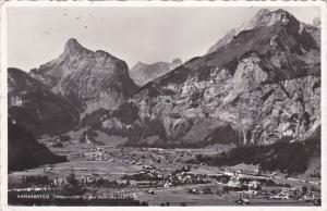 Switzerland Kandersteg Totalansicht gegen Gemmipass 1957 Photo