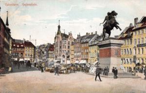 KOBENHAVN DENMARK DANEMARK Højbro Plads POSTCARD 1907