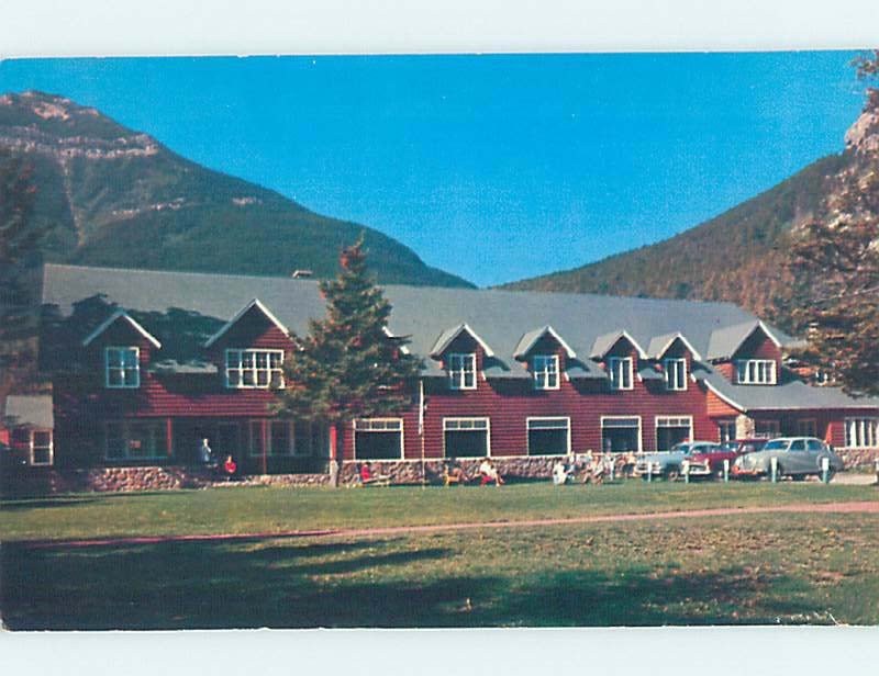 Pre-1980 LODGE MOTEL SCENE Waterton Park - Near Lethbridge Alberta AB AE0779