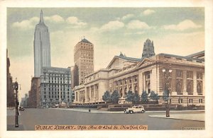 Public Library New York City, New York NY