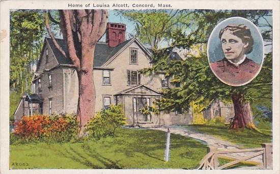 Massachusetts Concord Home Of Louisa Alcott