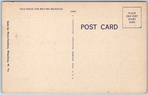 Wheeling West Virginia 1940s Postcard Mansion Oglebay Park